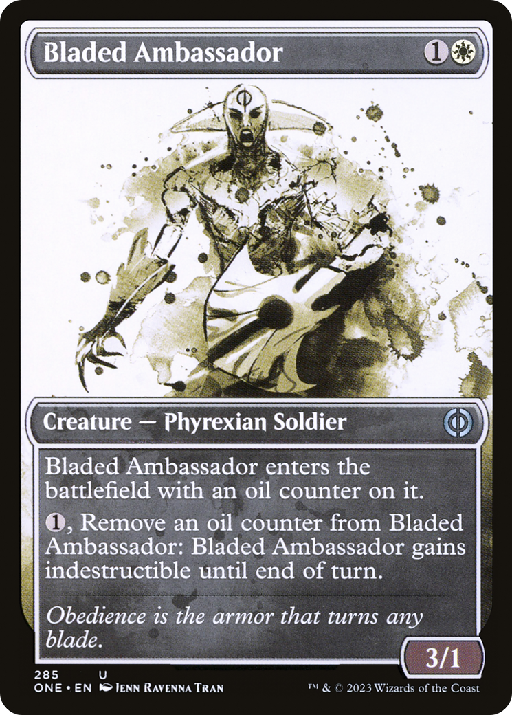 Bladed Ambassador (Showcase Ichor) [Phyrexia: All Will Be One] 