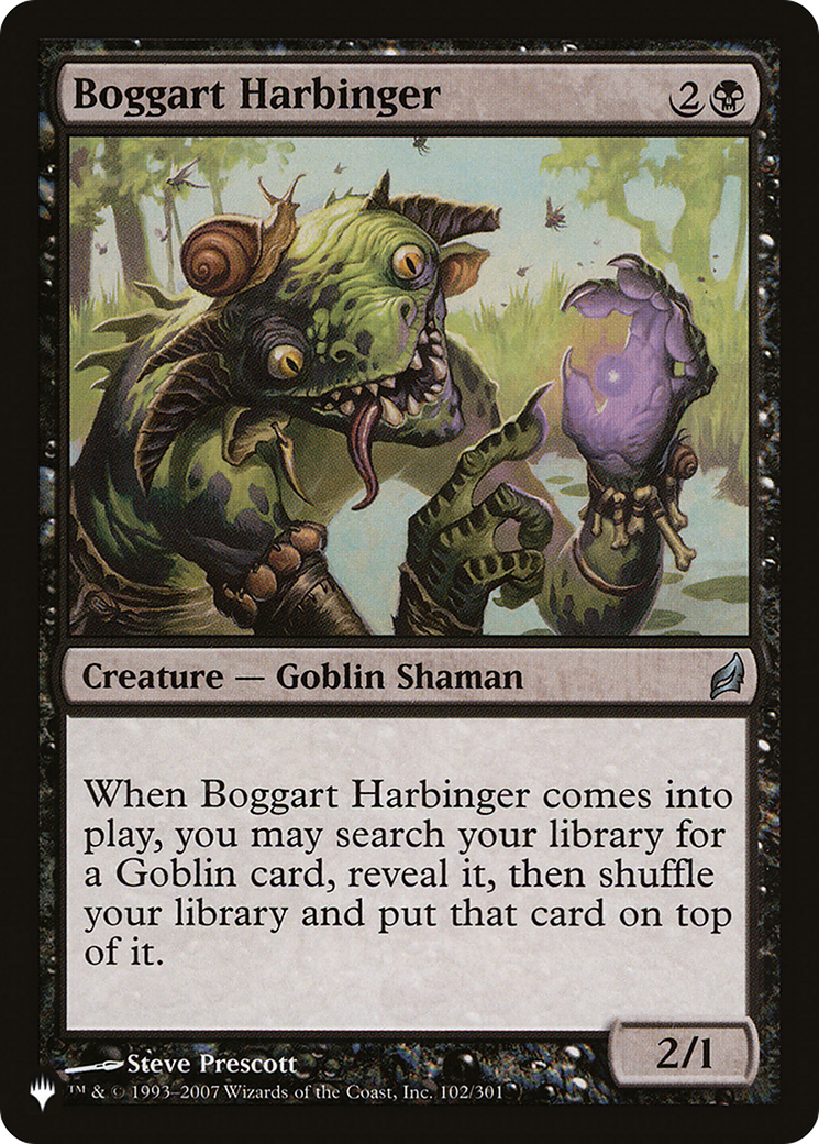 Boggart Harbinger [The List Reprints] 