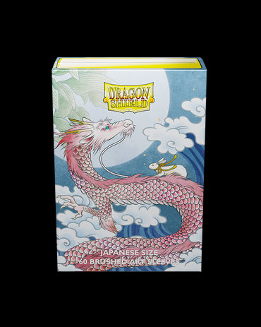 Dragon Shield: Japanese Size 60ct Brushed Art Sleeves - Water Rabbit (2023) 