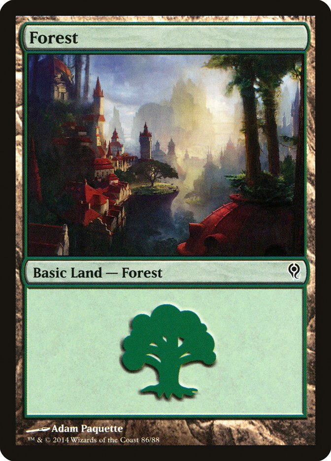 Forest (86) [Duel Decks: Jace vs. Vraska] 