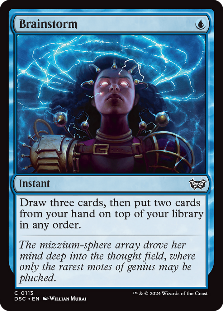 Brainstorm [Duskmourn: House of Horror Commander] 