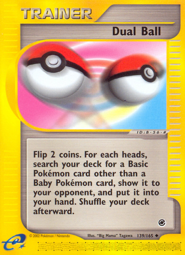 Dual Ball (139/165) [Expedition: Base Set] 