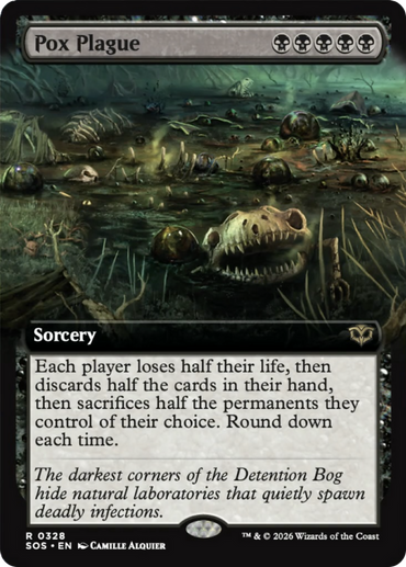 Pox Plague (Extended Art) [Secrets of Strixhaven]