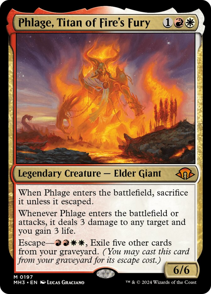 Phlage, Titan of Fire's Fury [Modern Horizons 3] 