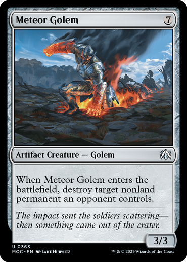 Meteor Golem [March of the Machine Commander] 