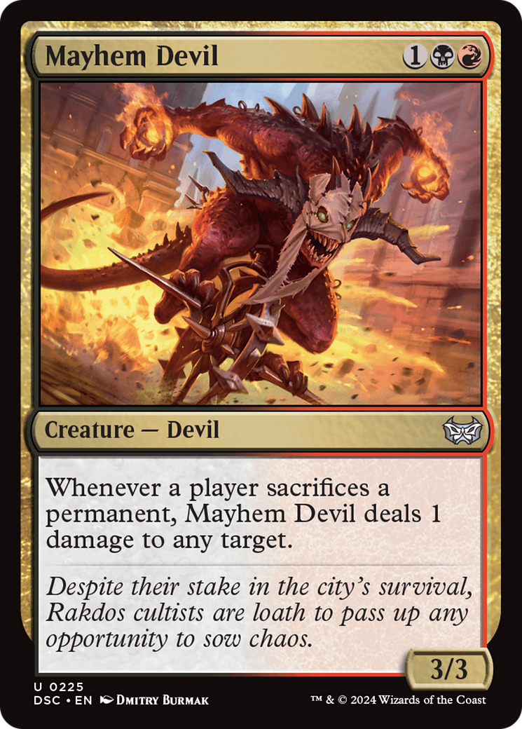 Mayhem Devil [Duskmourn: House of Horror Commander] 