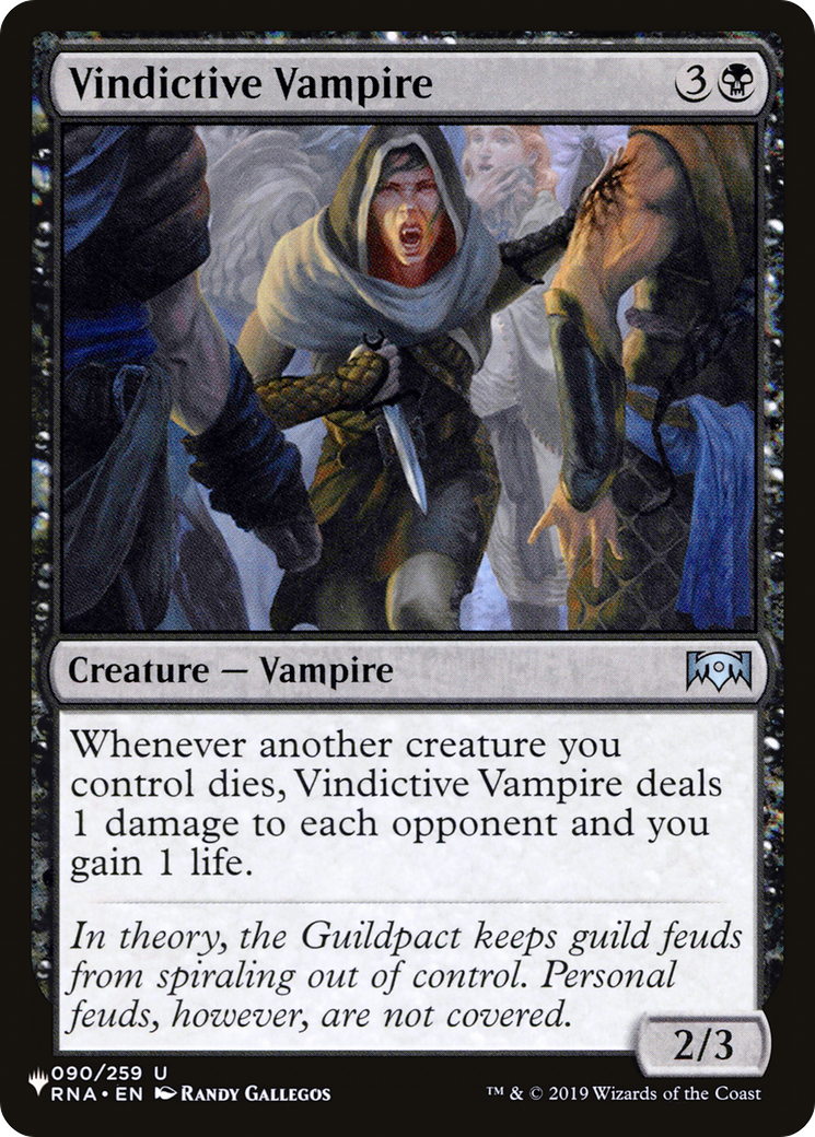 Vindictive Vampire [The List Reprints] 