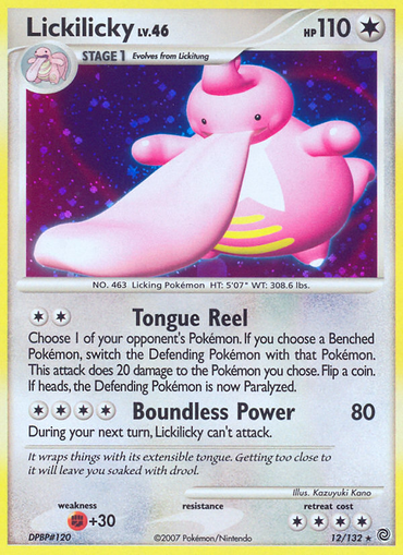 Lickilicky (12/132) [Diamond &amp; Pearl: Secret Wonders] 