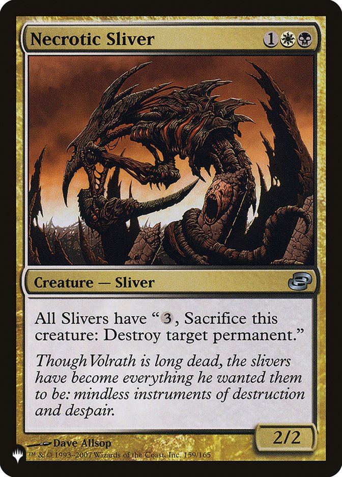 Necrotic Sliver [The List] 