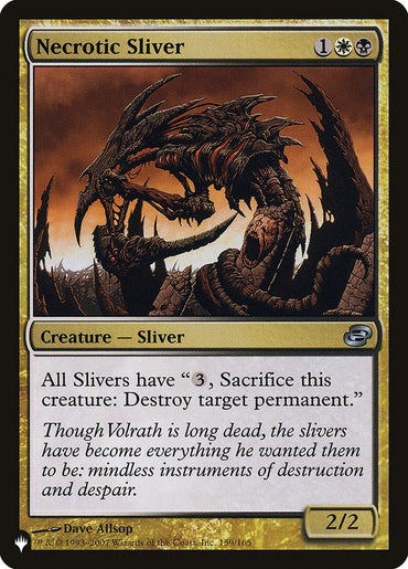 Necrotic Sliver [The List] 