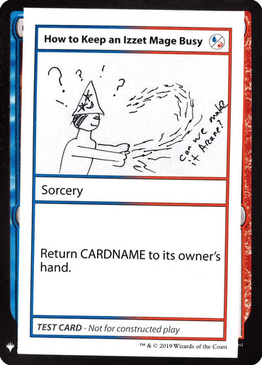 How to Keep an Izzet Mage Busy [Mystery Booster Playtest Cards] 