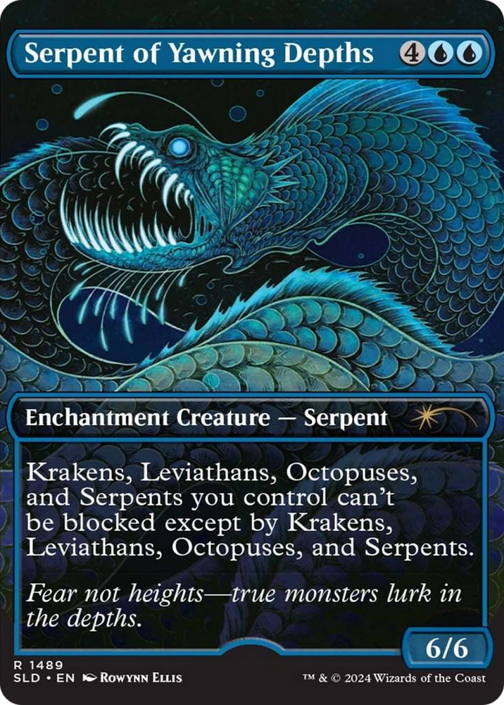 Serpent of Yawning Depths (Rainbow Foil) [Secret Lair Drop Series] 