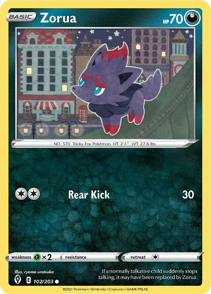 Zorua (102/203) [Sword & Shield: Evolving Skies] 