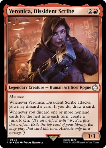 Veronica, Dissident Scribe (Surge Foil) [Fallout] 