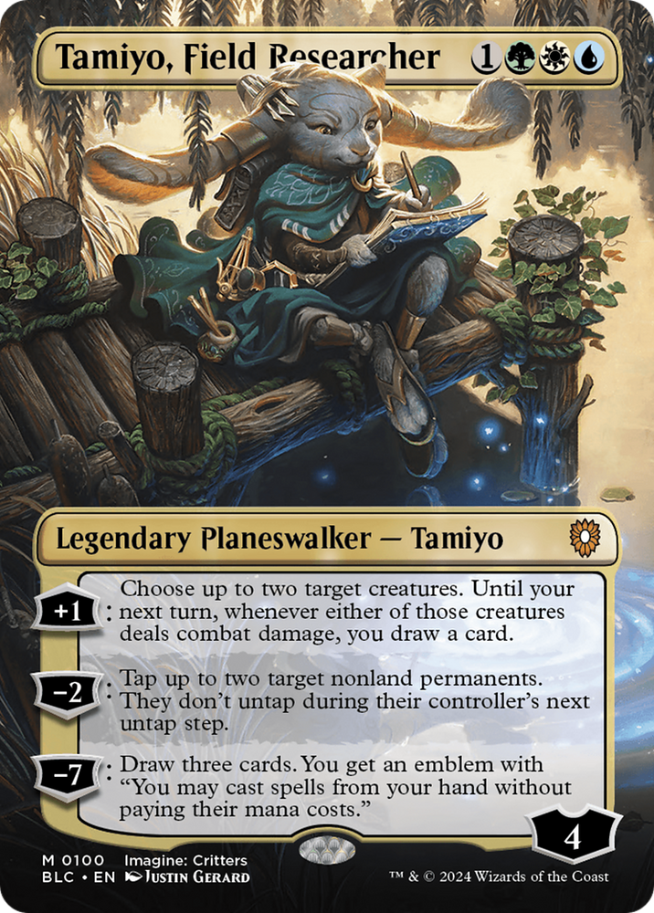 Tamiyo, Field Researcher (Borderless) [Bloomburrow Commander] 