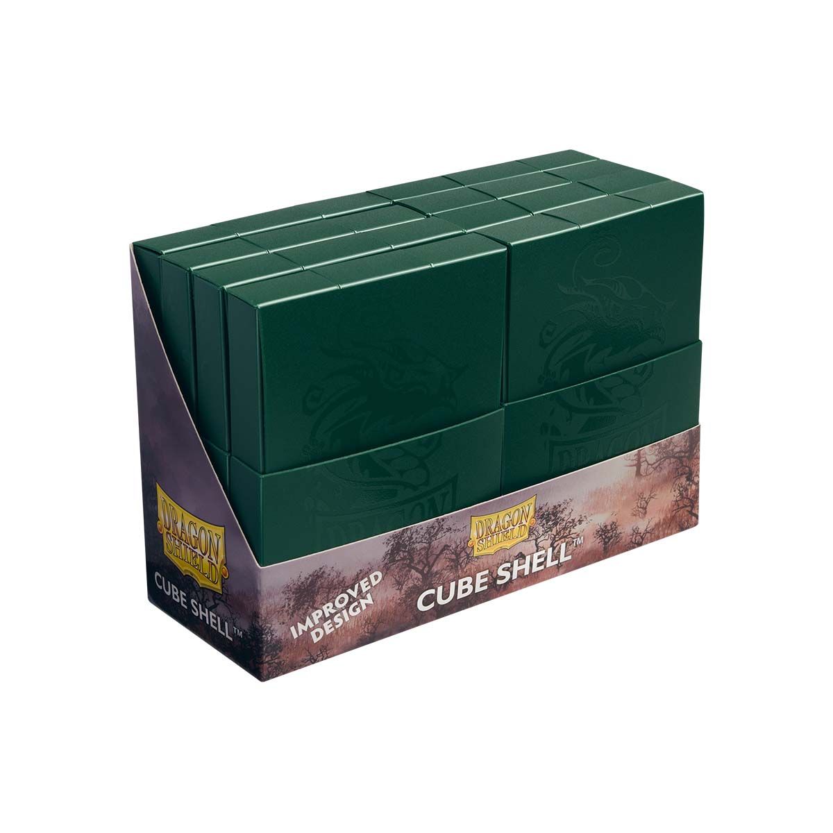 Dragon Shield: Cube Shell Display - Forest Green 