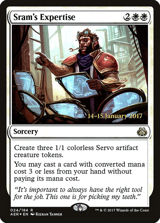 Sram's Expertise [Aether Revolt Prerelease Promos] 