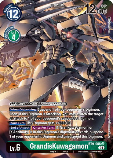 GrandisKuwagamon [BT9-055] (Alternate Art) [X Record] 