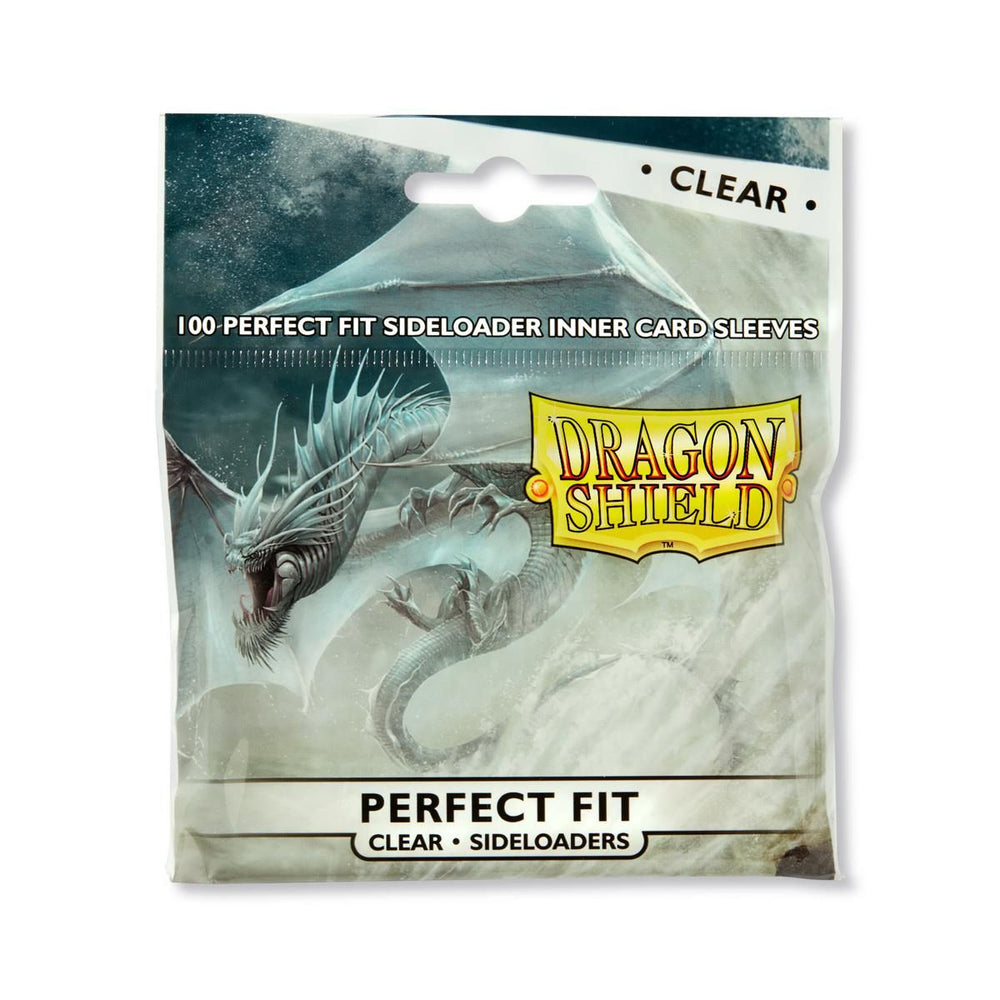 Dragon Shield: Standard Size 100ct Inner Sleeves - Perfect Fit Sideloader (Clear 'Naluapo') 