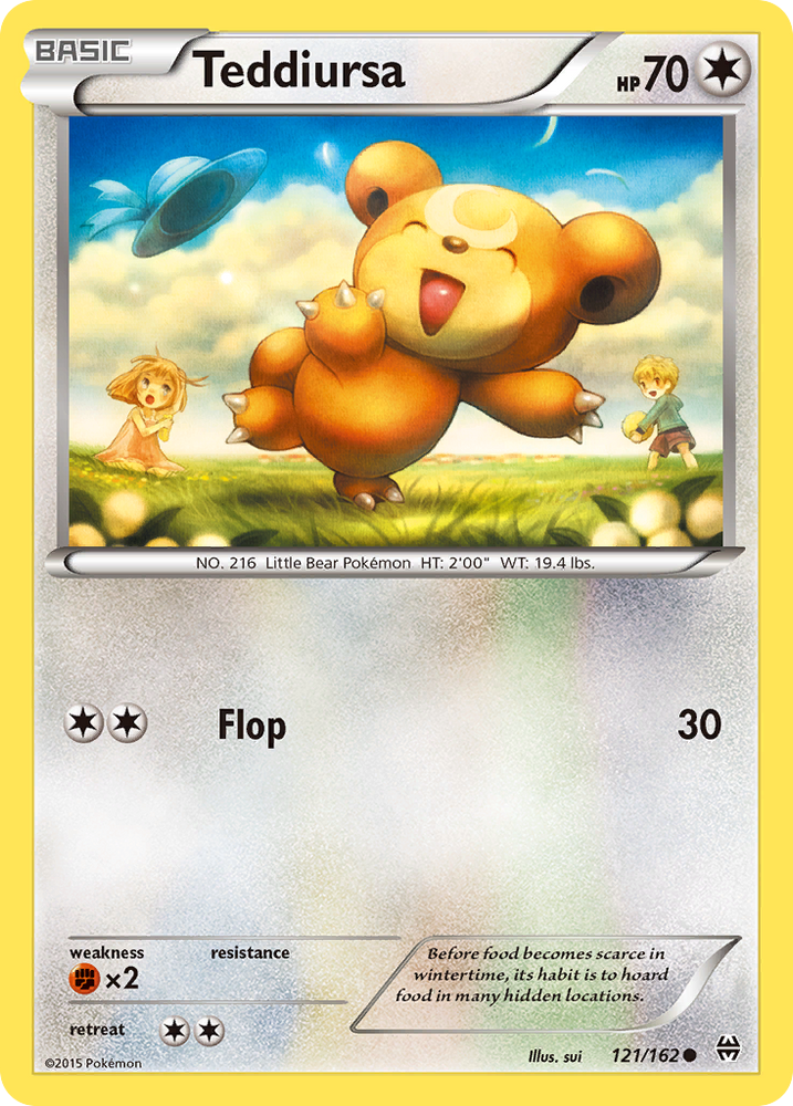 Teddiursa (121/162) [XY:BREAKthrough] 