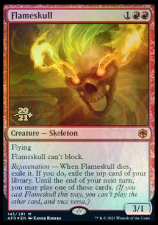 Flameskull [Dungeons &amp; Dragons: Adventures in the Forgotten Realms Prerelease Promos] 