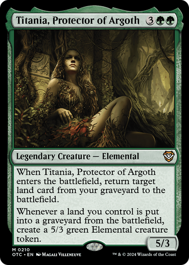 Titania, Protector of Argoth [Outlaws of Thunder Junction Commander] 