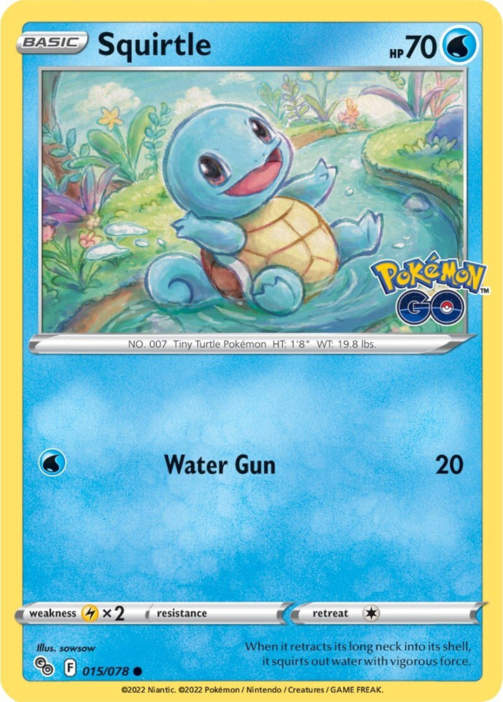 Squirtle (015/078) [Pokémon GO] 