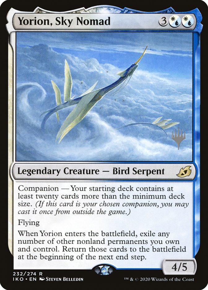 Yorion, Sky Nomad (Promo Pack) [Ikoria: Lair of Behemoths Promos] 