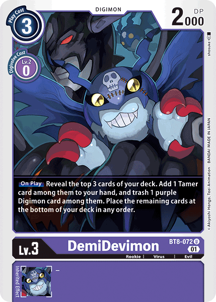 DemiDevimon [BT8-072] [New Awakening] 