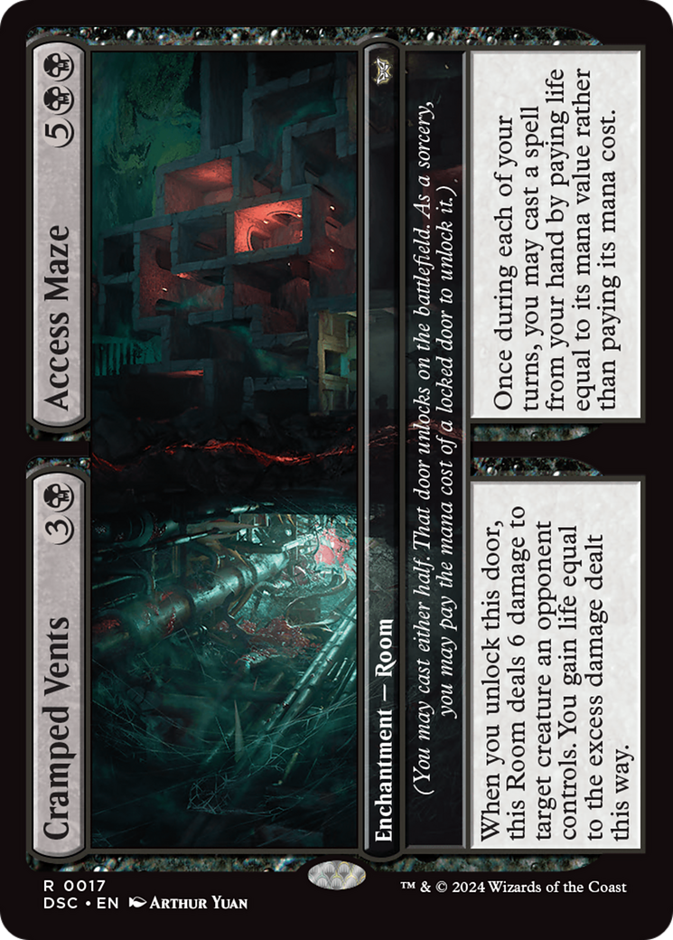 Cramped Vents // Access Maze [Duskmourn: House of Horror Commander] 