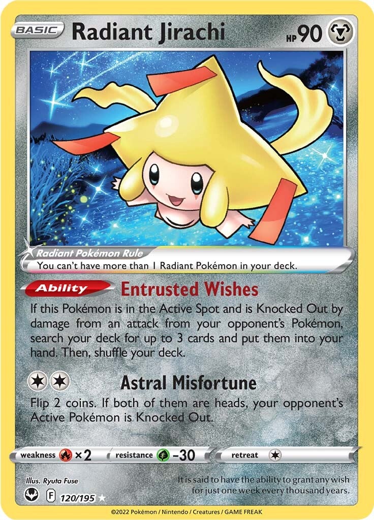 Radiant Jirachi (120/195) [Sword & Shield: Silver Tempest] 