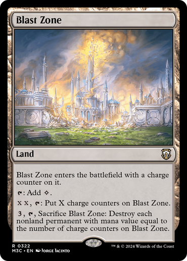 Blast Zone (Ripple Foil) [Modern Horizons 3 Commander] 