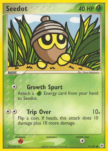 Seedot (71/101) [EX: Hidden Legends] 