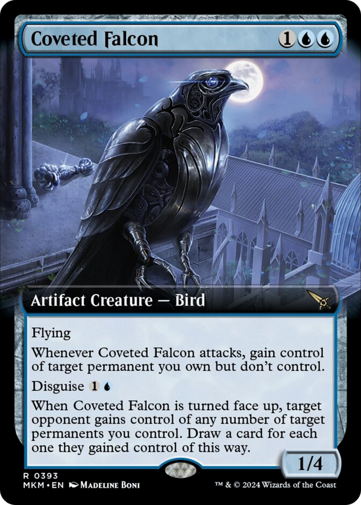 Coveted Falcon (Extended Art) [Murders at Karlov Manor] 