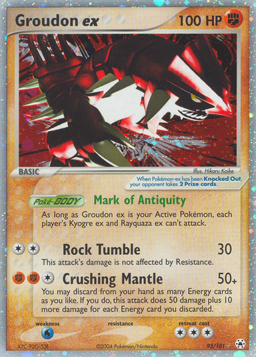 Groudon ex (93/101) [EX: Hidden Legends] 