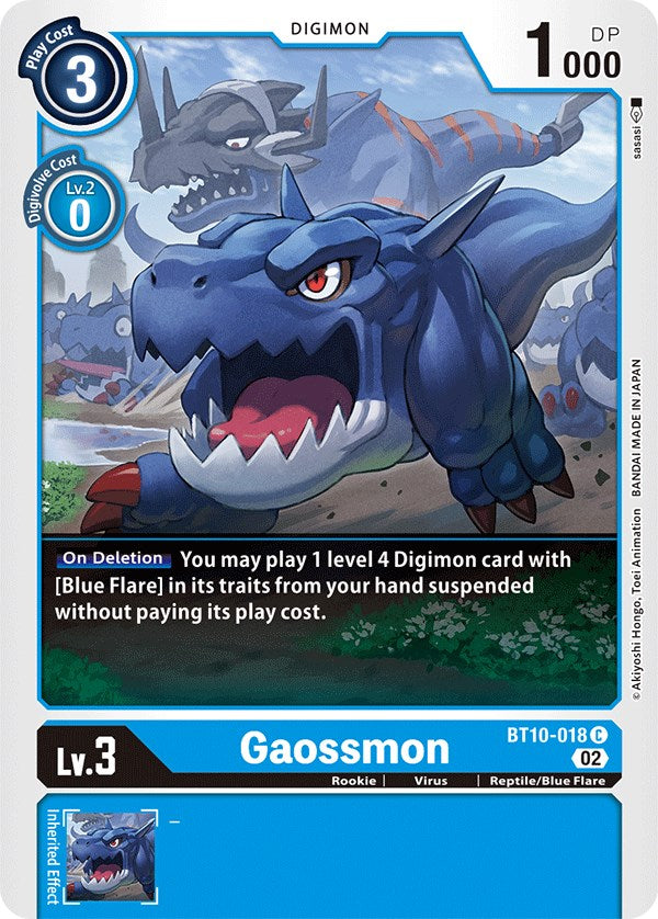 Gaossmon [BT10-018] [Xros Encounter] 