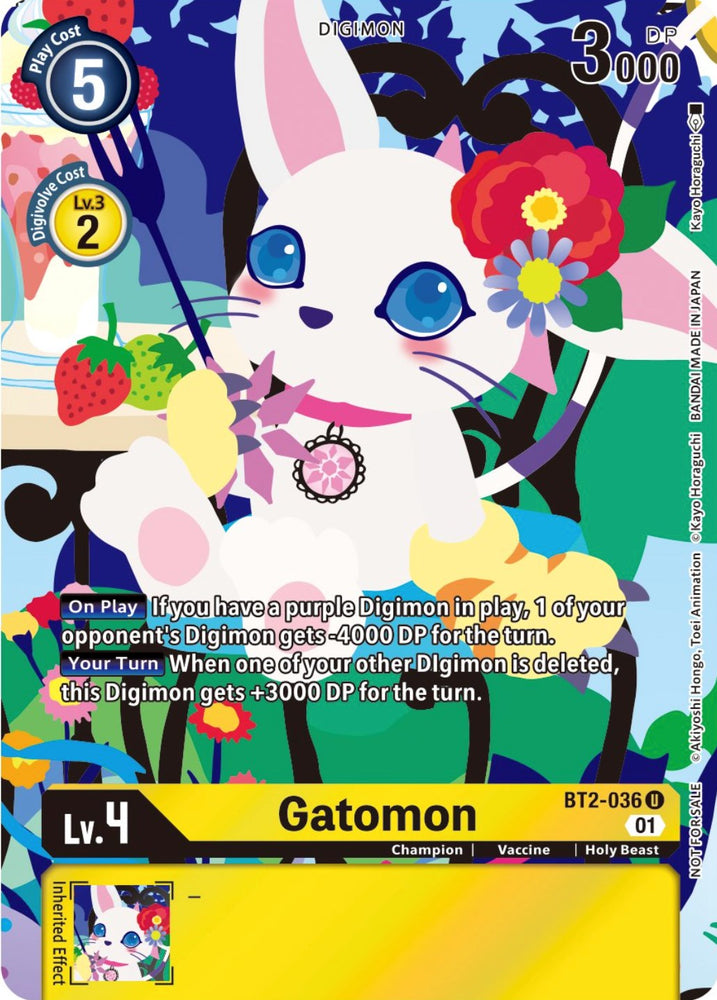 Gatomon [BT2-036] (Tamer's Card Set 2 Floral Fun) [Release Special Booster Promos] 