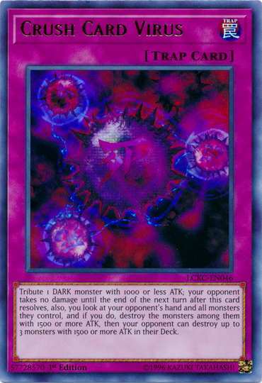 Crush Card Virus (Version 2) [LCKC-EN046] Ultra Rare 