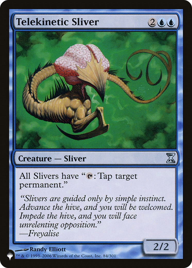 Telekinetic Sliver [The List Reprints] 