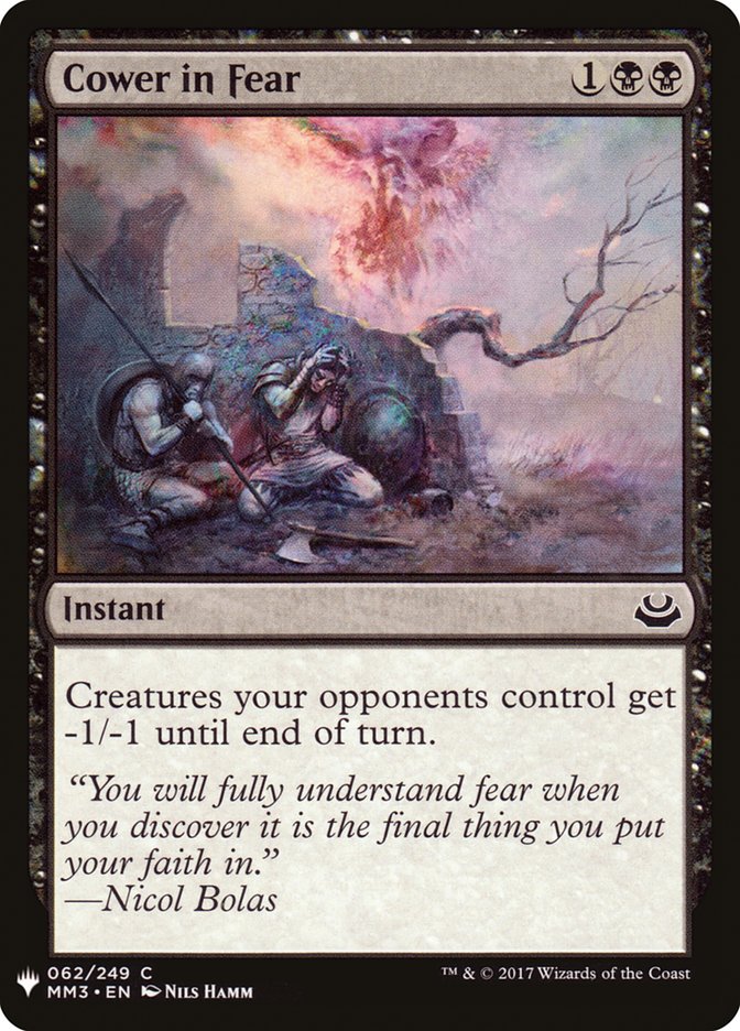 Cower in Fear [Mystery Booster] 