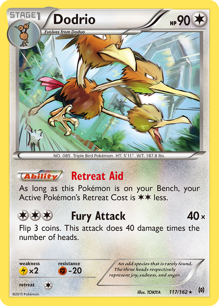 Dodrio (117/162) [XY:BREAKthrough] 
