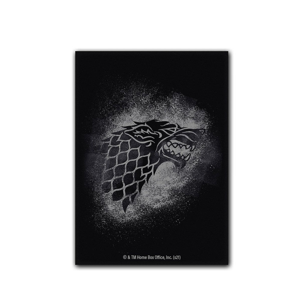 Dragon Shield: Standard 100ct Brushed Art Sleeves - Game of Thrones (House Stark) 