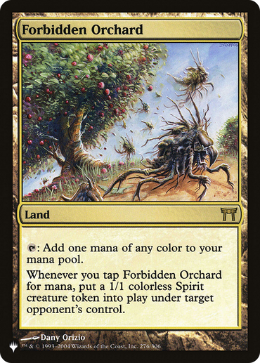 Forbidden Orchard [The List] 