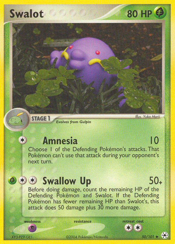 Swalot (50/101) [EX: Hidden Legends] 