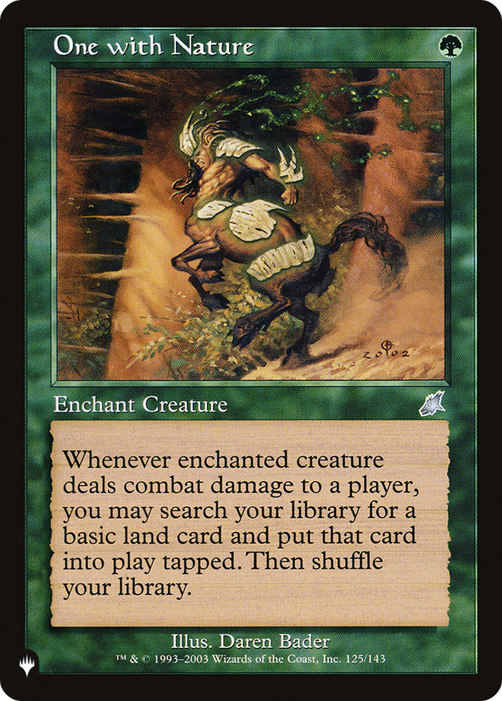 One with Nature [The List Reprints] 