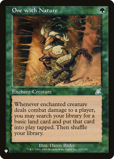 One with Nature [The List Reprints] 