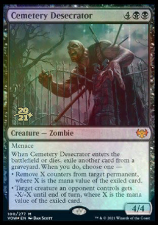 Cemetery Desecrator [Innistrad: Crimson Vow Prerelease Promos] 