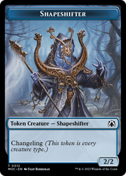 Blood // Shapeshifter Double-Sided Token [March of the Machine Commander Tokens] 