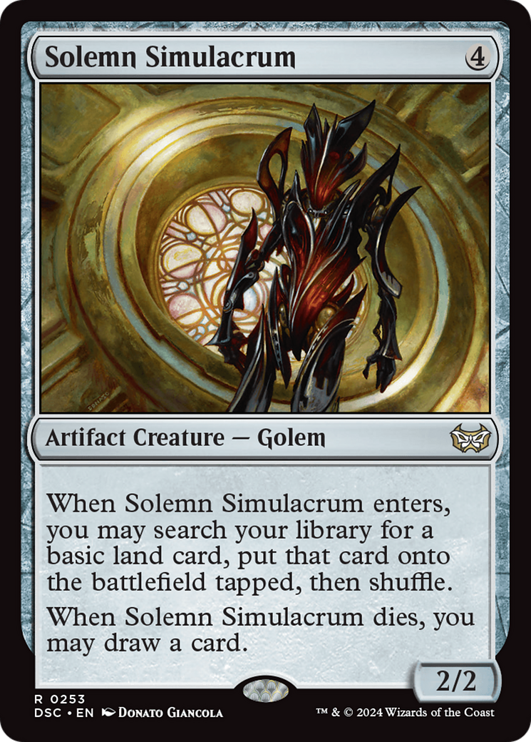 Solemn Simulacrum [Duskmourn: House of Horror Commander] 