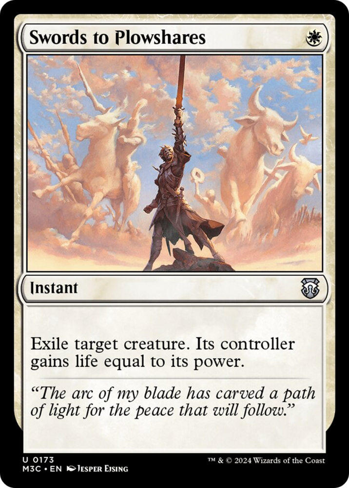 Swords to Plowshares (Ripple Foil) [Modern Horizons 3 Commander] 